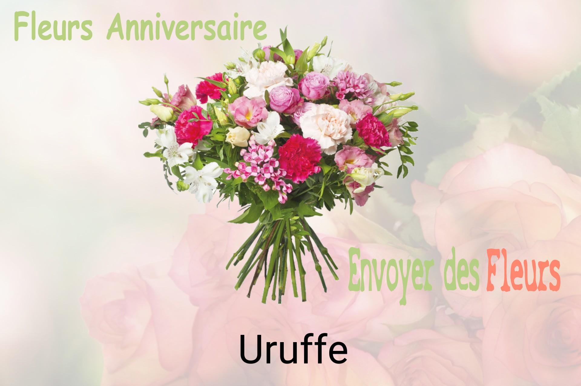 Bouquet de fleurs d’anniversaire livré à Uruffe